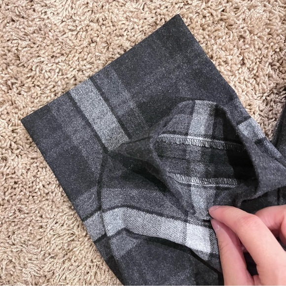 Aritzia Wilfred Chambéry Check Pant in Charcoal/Black - Size 00 - Picture 6 of 14